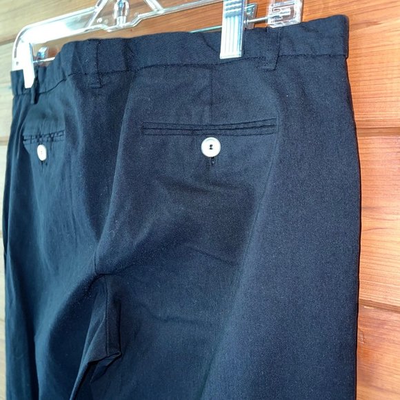 The Limited Black Cropped Dress Capris Size 12 - Picture 4 of 6